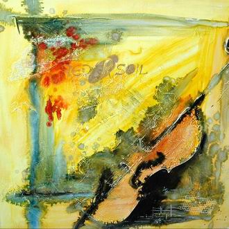 Musical Instrument oil painting